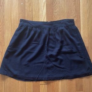 GAP Womens 14 Black Lined Skirt with Pockets and Zipper in Back